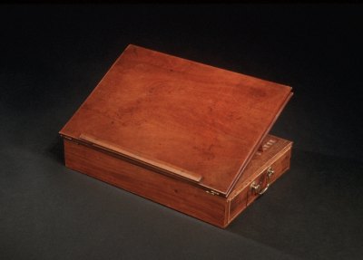 The portable lap desk designed by Thomas Jefferson and used to write the Declaration of Independence in 1776.